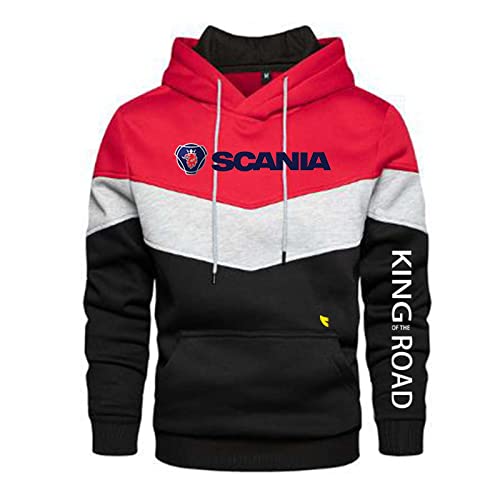 Herren Pullover Mit Kapuze Scania Bedruckte Sweatshirt Mit Kordel Zug Langarm Jacke Tops - Teen Geschenk-C||L von HAAVEN