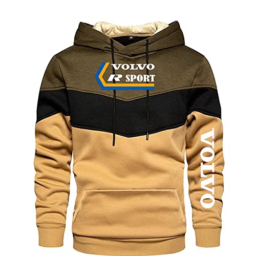 Herren Pullover Mit Kapuze VO.LVO Bedruckte Sweatshirt Mit Kordel Zug Langarm Jacke Tops - Teen Geschenk-B||M von HAAVEN