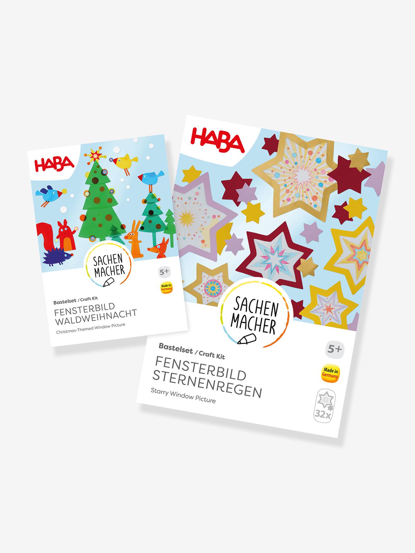 2 Bastelsets WEIHNACHTEN Kinder HABA von HABA