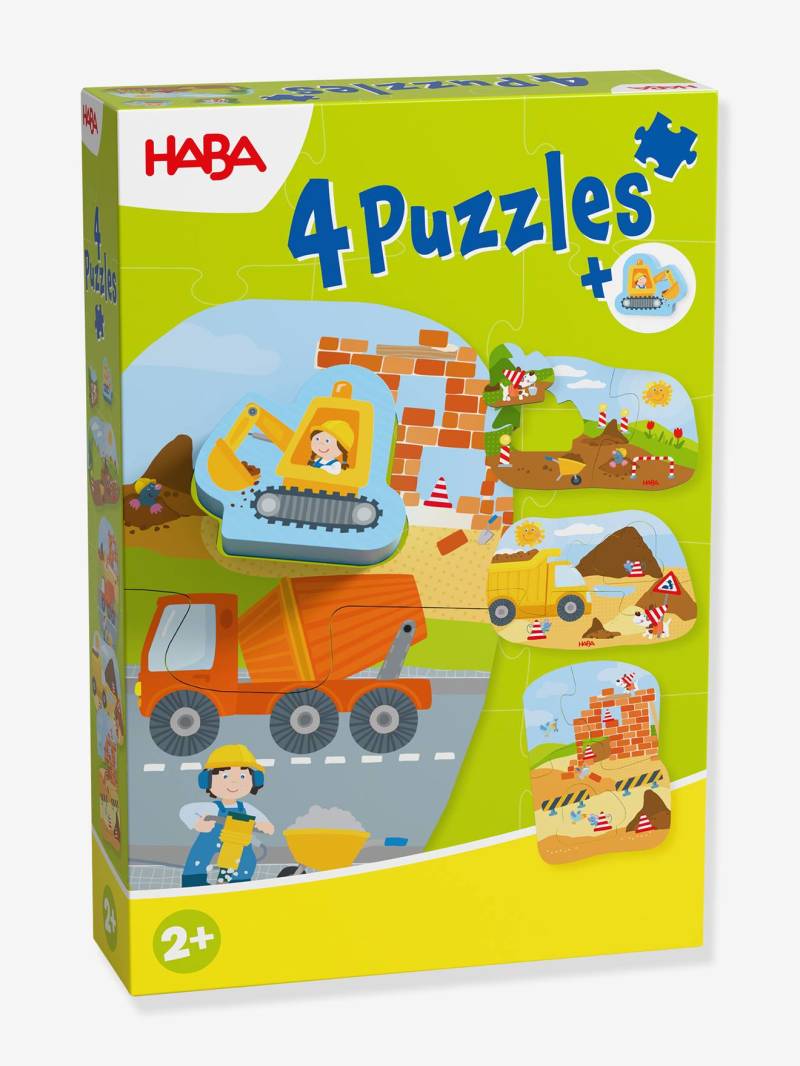 4 erste Puzzles BAUSTELLE Kinder HABA von HABA