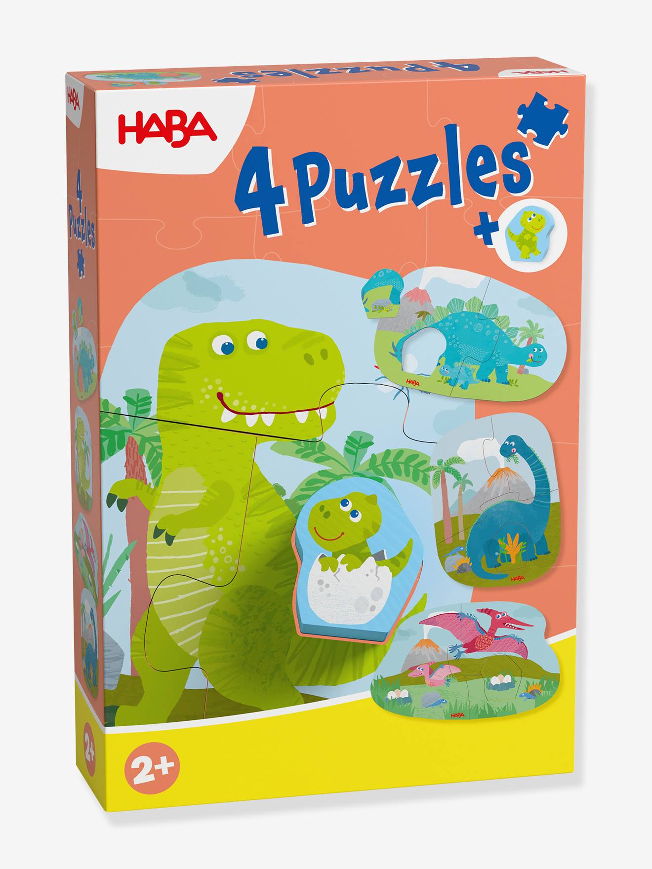 4 erste Puzzles DINOS Kinder HABA von HABA