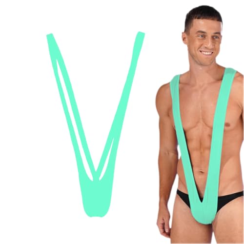 HABNI 1 Stück Party Herren Hochgeschnittener Slip Ropa Interieur, Verde, Eine Grösse Passt Allen von HABNI