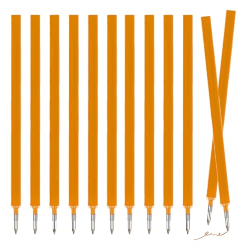 HABNI 12 Stück Radierbarer Ersatzminen Orange- Kompatibel Mit Legami,Orange Erasable Gel Pen Refill Set, Stiftspitze 0,7mm,Höhe 13 cm, Einfach zu Radieren HABNI 12 Stück Radierbarer Ersatzminen Orange- Kompatibel Mit Legami,Orange Erasable Gel Pen Refill Set, Stiftspitze 0,7mm,Höhe 13 cm, Einfach zu Radieren von HABNI