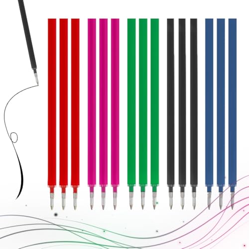 HABNI 15 Stück Radierbarer Ersatzminen- Kompatibel Mit Legami-Bunte Erasable Gel Pen Refill Set, Stiftspitze 0,7mm,Höhe 13 cm, Einfach zu Radieren, 5 Farben HABNI 15 Stück Radierbarer Ersatzminen- Kompatibel Mit Legami-Bunte Erasable Gel Pen Refill Set, Stiftspitze 0,7mm,Höhe 13 cm, Einfach zu Radieren, 5 Farben von HABNI