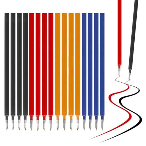 HABNI 16 Pcs Bunt Ersatzminen Kompatibel Mit Legami Gelstiften NachfüLlminen Mit Radierbarer Tinte 0.7 Mittlere Stärke Gel-Tintenrollermine Höhe 13 Cm 4 Faber HABNI 16 Pcs Bunt Ersatzminen Kompatibel Mit Legami Gelstiften NachfüLlminen Mit Radierbarer Tinte 0.7 Mittlere Stärke Gel-Tintenrollermine Höhe 13 Cm 4 Faber von HABNI