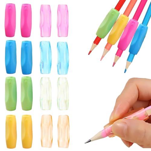 HABNI 16 Stück Ergonomische Bleistift Griffe Silikon Schreibhilfe Für Stift Grips Stiftehalter Pencil Grips Kinder Griffe Griffhalter Bleistift Schreibhilfe Für Stift Kinder Ergonomische Schreibhilfe HABNI 16 Stück Ergonomische Bleistift Griffe Silikon Schreibhilfe Für Stift Grips Stiftehalter Pencil Grips Kinder Griffe Griffhalter Bleistift Schreibhilfe Für Stift Kinder Ergonomische Schreibhilfe von HABNI