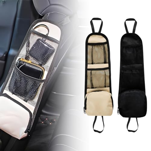 HABNI 2 Pcs Autositz-Seitenorganisator Faltbare Autositz Organizer Seite Faltbare Auto Aufbewahrungstasche Netztaschen,Autositz Organizer Multifunktionale Autositz Aufhängetasche Für Lkw Van Suv HABNI 2 Pcs Autositz-Seitenorganisator Faltbare Autositz Organizer Seite Faltbare Auto Aufbewahrungstasche Netztaschen,Autositz Organizer Multifunktionale Autositz Aufhängetasche Für Lkw Van Suv von HABNI