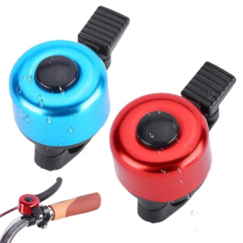 HABNI Fahrradklingel Kinder 2Er Pack Rot Blau 5.1X3.1Cm Mini Laut Mtb Rennrad Erwachsene Jungen Mädchen HABNI Fahrradklingel Kinder 2Er Pack Rot Blau 5.1X3.1Cm Mini Laut Mtb Rennrad Erwachsene Jungen Mädchen von HABNI
