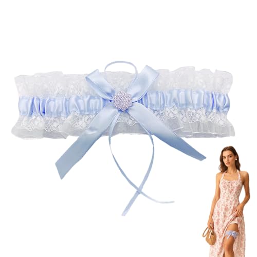 HABNI Strumpfband Blau Blaues Strumpfband Hochzeit Als Liebevolles Braut Geschenk Hochwertiges Hochzeit Strumpfband Blau Als Hochzeitsgeschenk Hochzeitsdeko Wedding Bride von HABNI