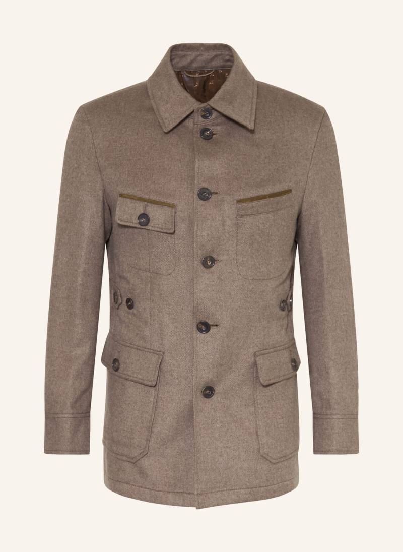 Habsburg Janker Partagas Mit Cashmere Und Seide beige von HABSBURG