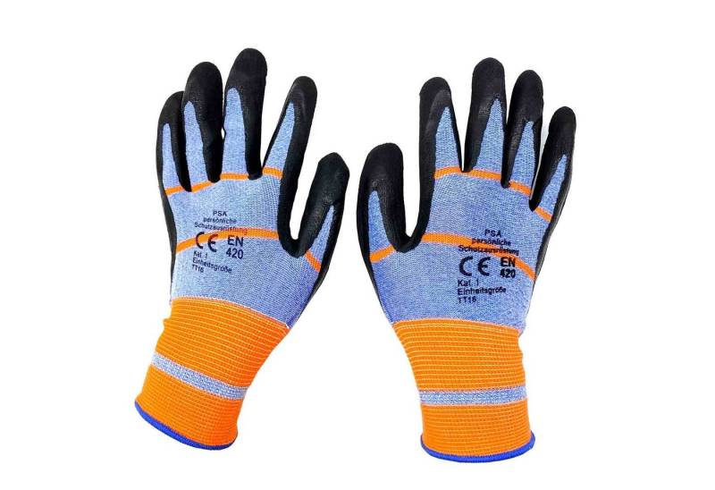 HAC24 Arbeitshandschuhe Arbeitshandschuhe Gartenhandschuhe Schutzhandschuhe (Set) Ultra Flex von HAC24