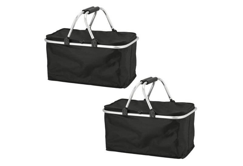 HAC24 Einkaufskorb Thermokorb Faltkorb Thermo Einkaufstasche mit Kühlfunktion Kühlkorb, 30 l, 46x23x27cm, Faltbar von HAC24