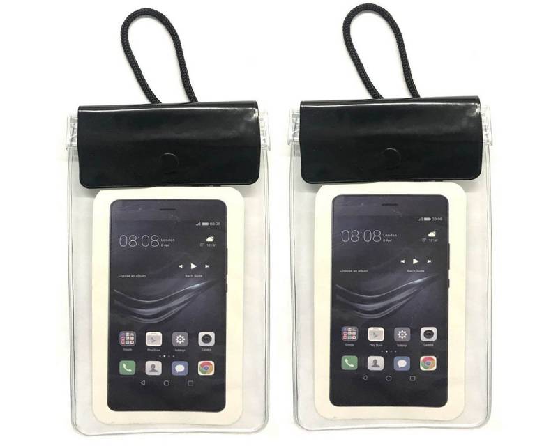 HAC24 Handytasche Smartphone Handy Umhängebeutel Brusttasche Handytasche Umhängetasche (2-tlg), Wasserdicht von HAC24