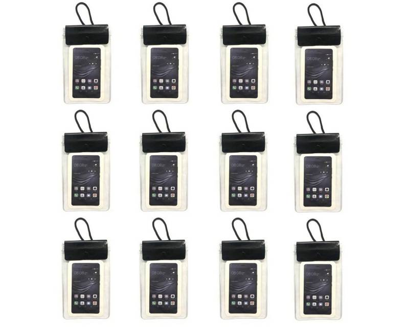 HAC24 Handytasche Smartphone Handy Umhängebeutel Brusttasche Handytasche Umhängetasche (12-tlg), Wasserdicht von HAC24