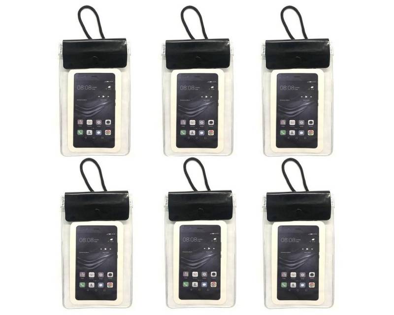 HAC24 Handytasche Smartphone Handy Umhängebeutel Brusttasche Handytasche Umhängetasche (6-tlg), Wasserdicht von HAC24