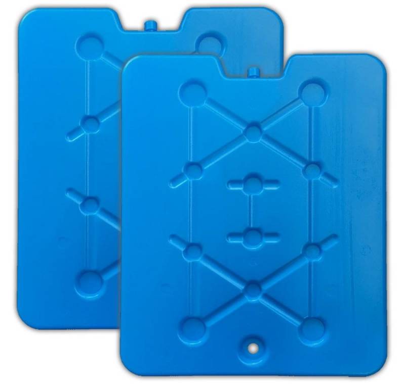 HAC24 Kühlakku 2er Set XXL Flache Kühlelemente Kühlakkus Kühlpads Kühltasche, 25,5 x 32 x 1,3 cm, 800 g je Akku von HAC24