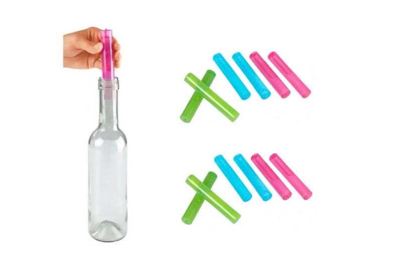 HAC24 Kühlakku Eis Sticks Stab Eisstäbe Eissticks Eiswürfel Stabform, 12 x 2 cm Wiederverwendbar von HAC24