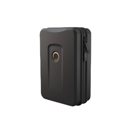 Plevo Reiseetui Hardcase Kofferform 18 x 24 x 9 cm Herren Damen Kosmetiktasche Kulturtasche (Schwarz) von HAC24