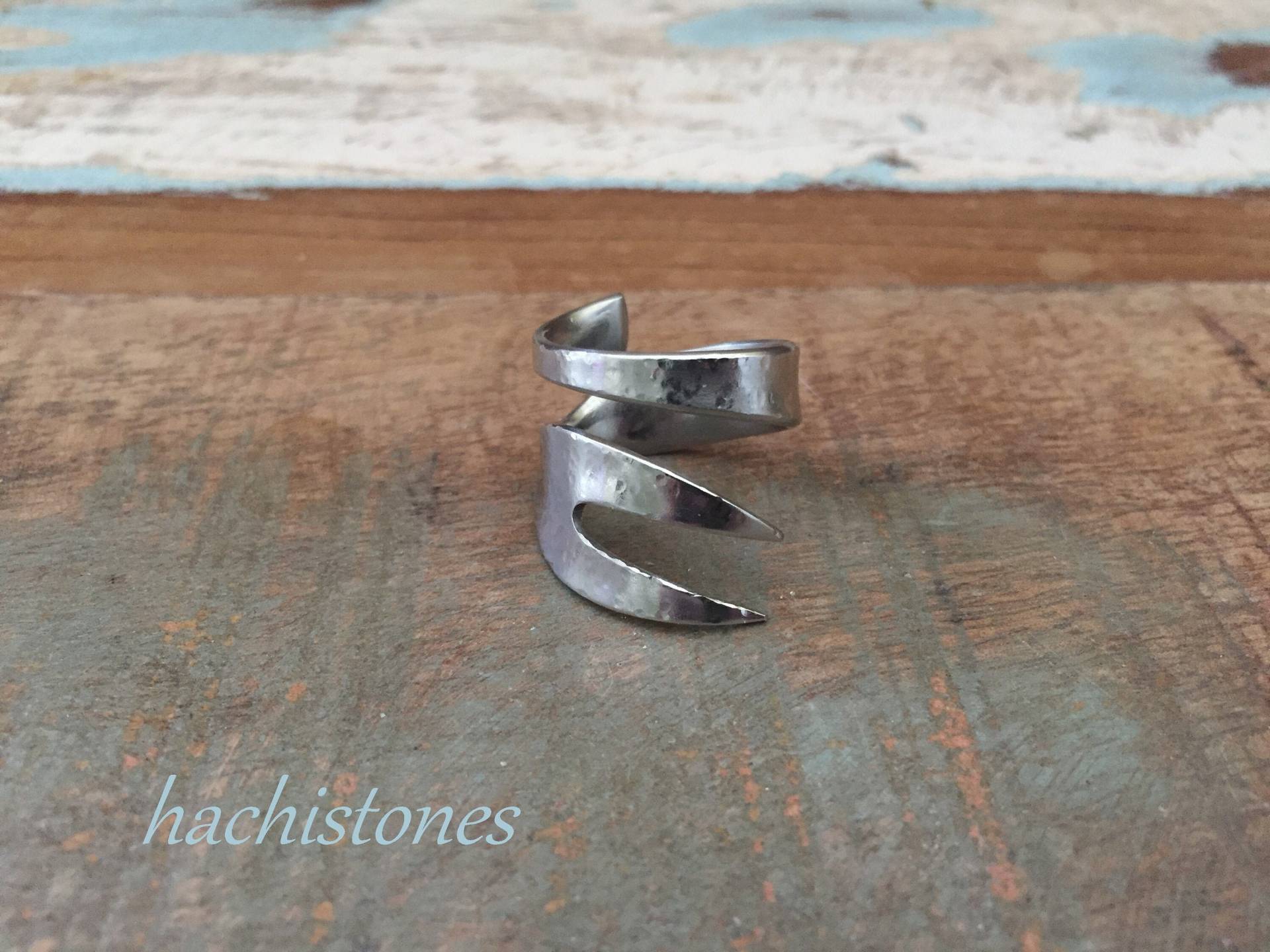 Besteckschmuck - Ring Aus Einer Gabel Jewellery Besteck Schmuck Versilbert Ringe Besteckringe 18, 5mm Boho Hippy Cutlery Jewelry Besteckschmuck - Ring Aus Einer Gabel Jewellery Besteck Schmuck Versilbert Ringe Besteckringe 18, 5mm Boho Hippy Cutlery Jewelry von HACHISTONES