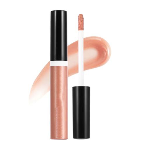 2pc Lip Plumping Gloss, Fine Glitter Pearl Lip Glaze, Long-Lasting Nourishing Moisturising Easy To Apply Liquid Lipstick, Soft and Full Lips Gloss, Lip Gloss with Shiny Tinted Finish (02#) von HADAVAKA