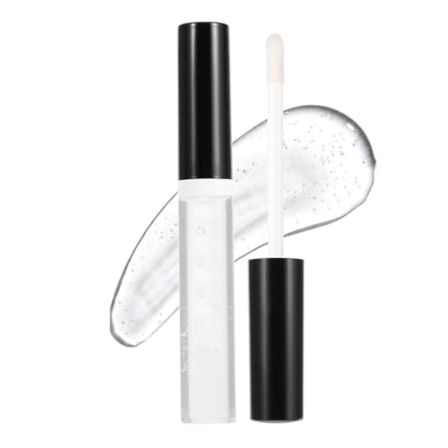 2pc Lippen Aufpolstern Glanz, Feiner Glitzer-Perlen-Lippenstift Glasur, Langanhaltender, Leicht Aufzutragender Flüssiger Lippenstift, Lip Gloss Mit Glänzendem, Getöntem Finish (01#) von HADAVAKA