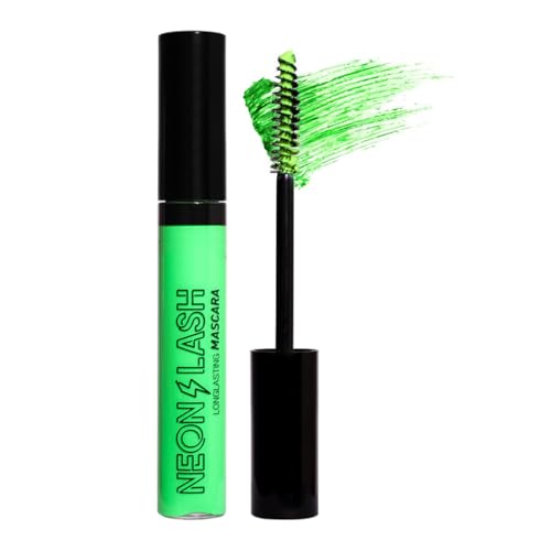 Neon Mascara, Lengthening Mascara, Mascara Colorful Volume and Length, UV Fluorescent Intense Volume Length Mascara Eye Makeup, Extensions Eyelashes Curling Lengthening Eye Lashes (02#) von HADAVAKA