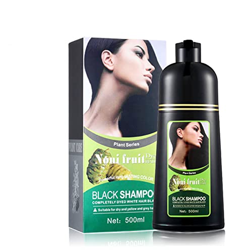 Schnelles Schwarzes Haarfärben, Instant-haarfärbeshampoo, Magic Color Shampoo 500ml, Wiederherstellung Von Glänzendem Und Strahlendem Haar Für Männer Und Frauen von HADAVAKA