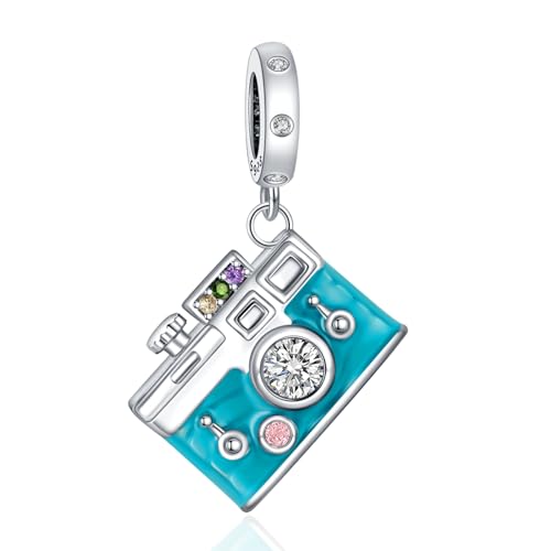 HAEPIAR 925 Sterling Silber Charms Anhänger für Armband Halskette Kamera Bead Charm für Damen HAEPIAR 925 Sterling Silber Charms Anhänger für Armband Halskette Kamera Bead Charm für Damen von HAEPIAR