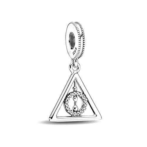 925 Sterling Silber Charm für Armband Halskette Charm Dangle Deathly Hallows für Frauen Mädchen Geburtstagsgeschenke von HAEPIAR