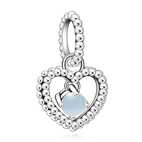 HAEPIAR S925 Silber Charm für Armband Halskette Sterling Silber Dangles Dezember für Frauen Mädchen Geschenke von HAEPIAR