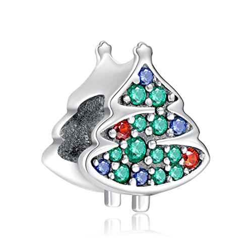 HAEPIAR S925 Silber Charm für Armband Halskette Sterling Silber Dangles Weihnachtsbaum für Frauen Mädchen Geschenke von HAEPIAR