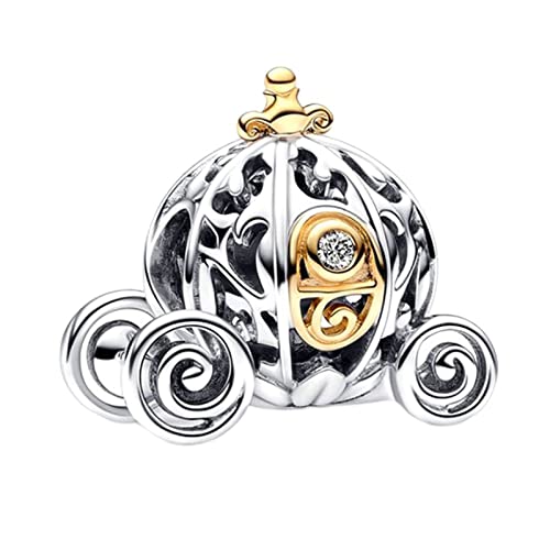 HAEPIAR S925 Sterling Silber Charme für Armband Halskette Charm Dangle 100th Kürbis-LKW für Frauen Mädchen Geburtstag Geschenke von HAEPIAR