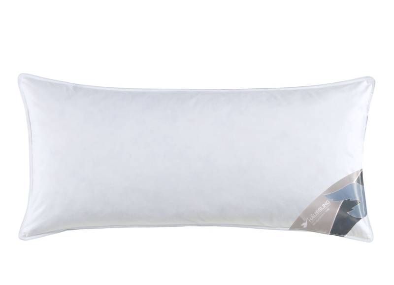 Natürliches Bettwarenprogramm von Häussling, Kissen, medium, Größe 121 (40/ 80 cm), Weiss von HÄUSSLING