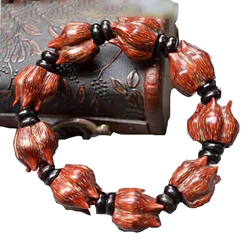HAEUYA Gebetsperlen,Perlenarmbänder,Armband Natur Der Blutstropfen Lotusblüte Bodhi Samen Armbänder for Frauen Männer Buddha Perle HAEUYA Gebetsperlen,Perlenarmbänder,Armband Natur Der Blutstropfen Lotusblüte Bodhi Samen Armbänder for Frauen Männer Buddha Perle von HAEUYA