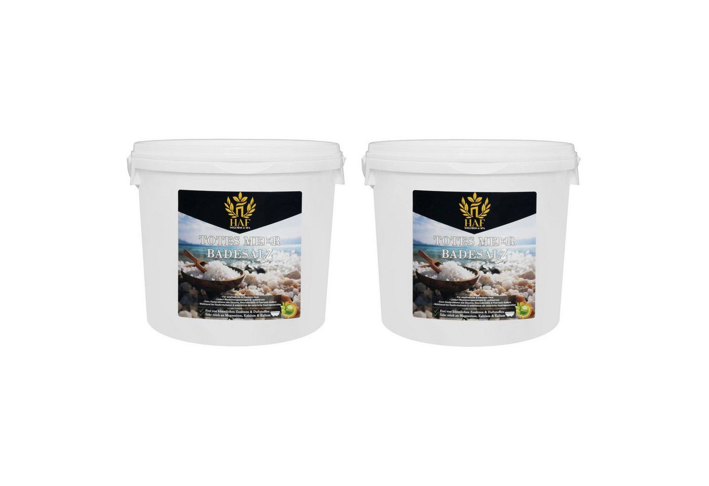 HAF Badesalz Premium Totes Meer Badesalz 1-25kg 100% reines Meersalz als Badezusatz, 1-tlg., Naturbelassen direkt vom toten Meer HAF Badesalz Premium Totes Meer Badesalz 1-25kg 100% reines Meersalz als Badezusatz, 1-tlg., Naturbelassen direkt vom toten Meer von HAF