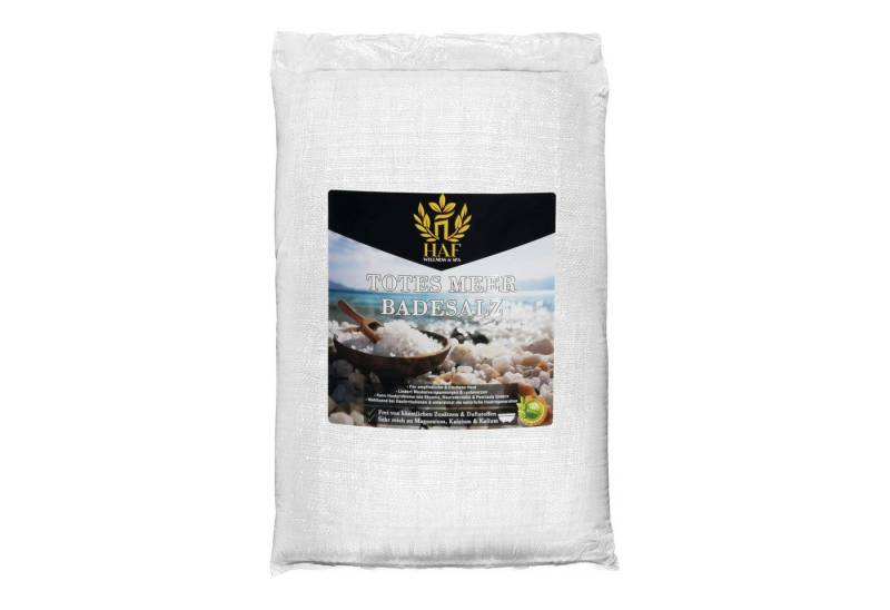 HAF Badesalz Premium Totes Meer Badesalz 1-25kg 100% reines Meersalz als Badezusatz, 1-tlg., Naturbelassen direkt vom toten Meer HAF Badesalz Premium Totes Meer Badesalz 1-25kg 100% reines Meersalz als Badezusatz, 1-tlg., Naturbelassen direkt vom toten Meer von HAF