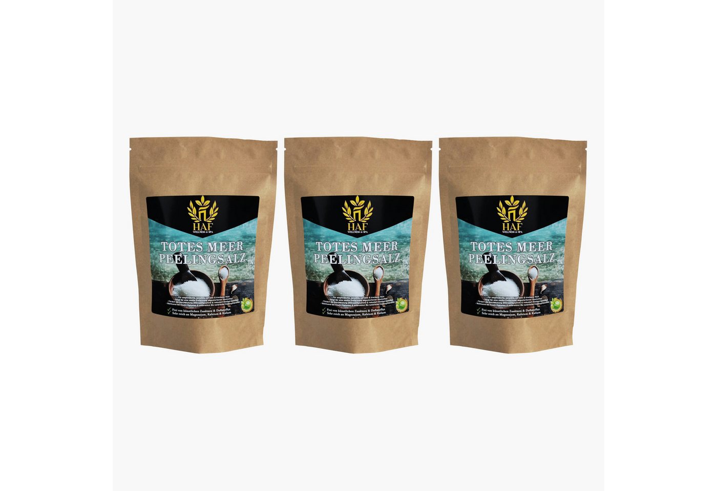 HAF Salzpeeling Premium Totes Meer Peelingsalz 1-25kg reines Meersalz als Salz Peeling Je nach Auswahl im Beutel, Eimer oder Sack, 1-tlg., Naturbelassen direkt vom toten Meer HAF Salzpeeling Premium Totes Meer Peelingsalz 1-25kg reines Meersalz als Salz Peeling Je nach Auswahl im Beutel, Eimer oder Sack, 1-tlg., Naturbelassen direkt vom toten Meer von HAF