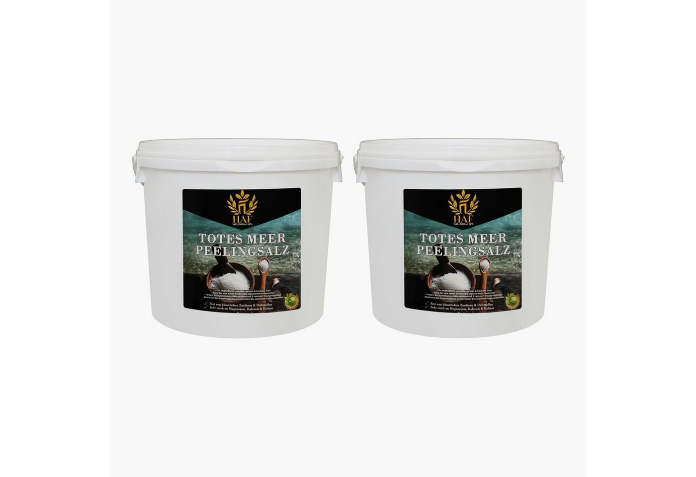 HAF Salzpeeling Premium Totes Meer Peelingsalz 1-25kg reines Meersalz als Salz Peeling Je nach Auswahl im Beutel, Eimer oder Sack, 1-tlg., Naturbelassen direkt vom toten Meer HAF Salzpeeling Premium Totes Meer Peelingsalz 1-25kg reines Meersalz als Salz Peeling Je nach Auswahl im Beutel, Eimer oder Sack, 1-tlg., Naturbelassen direkt vom toten Meer von HAF
