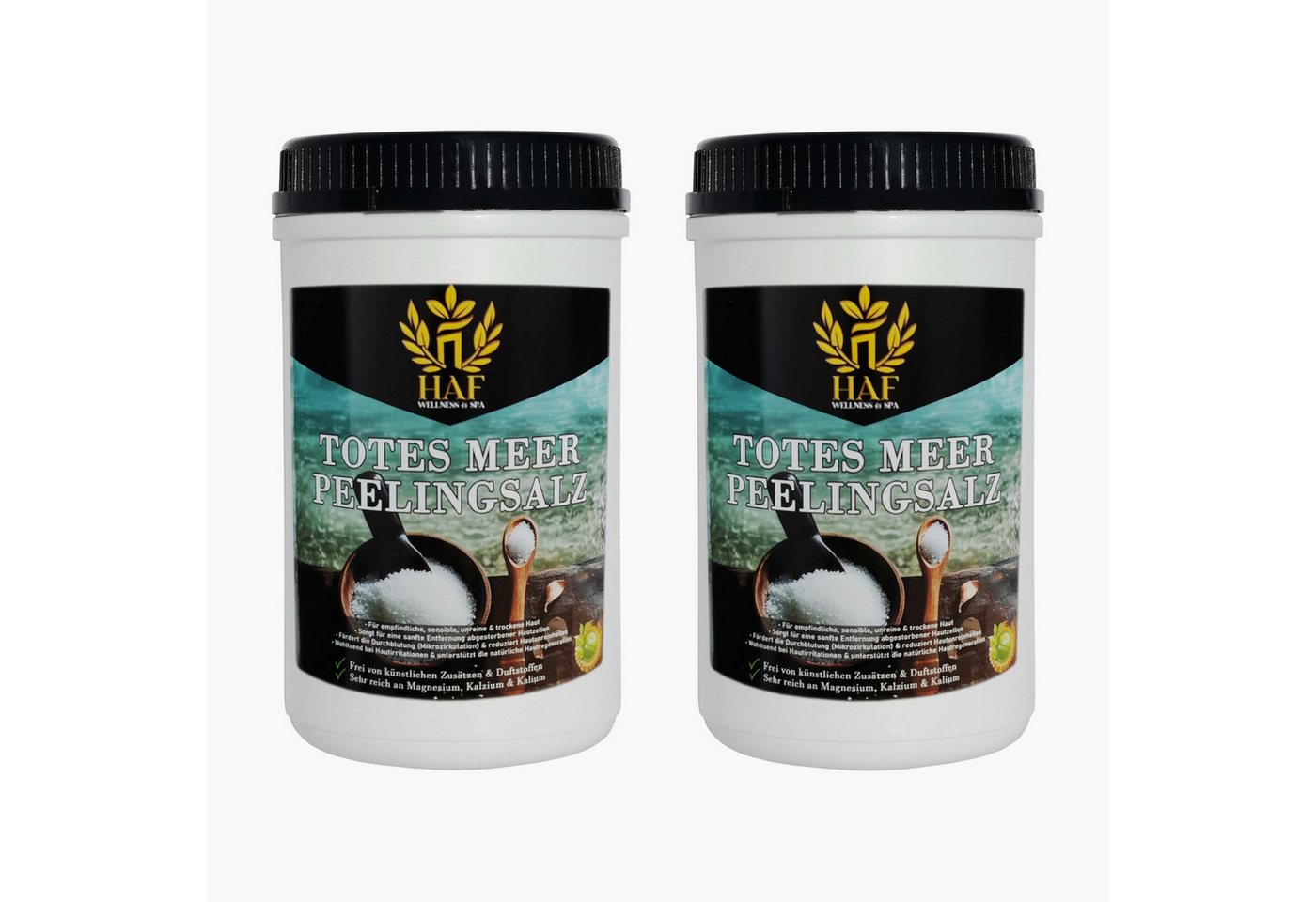 HAF Salzpeeling Premium Totes Meer Peelingsalz 1-25kg reines Meersalz als Salz Peeling Je nach Auswahl im Beutel, Eimer oder Sack, 1-tlg., Naturbelassen direkt vom toten Meer HAF Salzpeeling Premium Totes Meer Peelingsalz 1-25kg reines Meersalz als Salz Peeling Je nach Auswahl im Beutel, Eimer oder Sack, 1-tlg., Naturbelassen direkt vom toten Meer von HAF