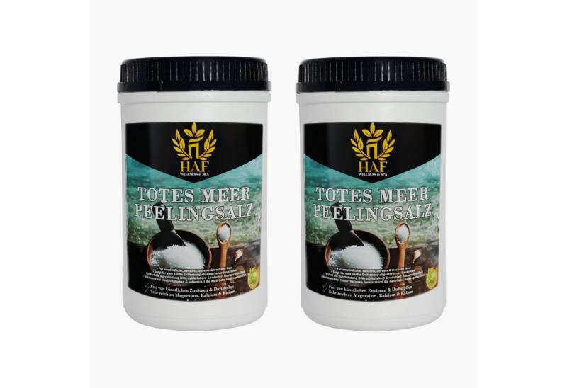 HAF Salzpeeling Premium Totes Meer Peelingsalz 1-25kg reines Meersalz als Salz Peeling Je nach Auswahl im Beutel, Eimer oder Sack, 1-tlg., Naturbelassen direkt vom toten Meer HAF Salzpeeling Premium Totes Meer Peelingsalz 1-25kg reines Meersalz als Salz Peeling Je nach Auswahl im Beutel, Eimer oder Sack, 1-tlg., Naturbelassen direkt vom toten Meer von HAF
