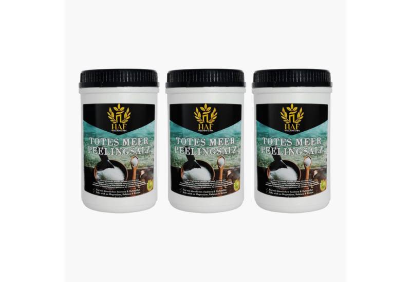 HAF Salzpeeling Premium Totes Meer Peelingsalz 1-25kg reines Meersalz als Salz Peeling Je nach Auswahl im Beutel, Eimer oder Sack, 1-tlg., Naturbelassen direkt vom toten Meer HAF Salzpeeling Premium Totes Meer Peelingsalz 1-25kg reines Meersalz als Salz Peeling Je nach Auswahl im Beutel, Eimer oder Sack, 1-tlg., Naturbelassen direkt vom toten Meer von HAF