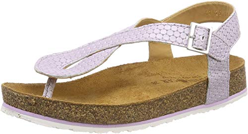 Haflinger Damen Lena Zehentrenner, Violett (Orchide 1198), 39 EU von HAFLINGER