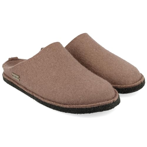 HAFLINGER Damen Pantoffel Hausschuh Filz Flair Soft 311010, Größe:38 EU, Farbe:Braun von HAFLINGER