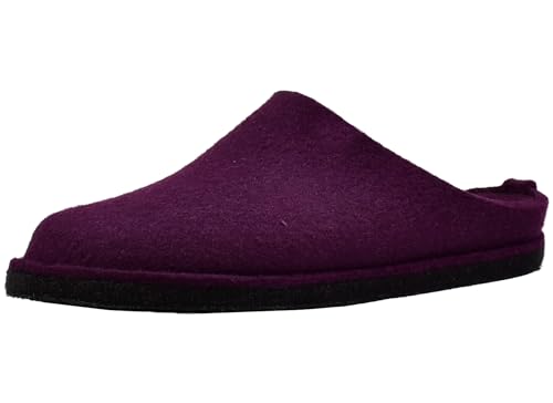 HAFLINGER Damen Pantoffel Hausschuh Filz Flair Soft 311010, Größe:41 EU, Farbe:Violett von HAFLINGER