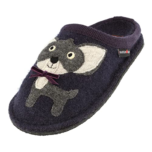 HAFLINGER Flair Chihuahua Filzpantoffel Hausschuh (Lavendel 90) Lila, Gr. 40 von HAFLINGER