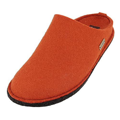 HAFLINGER Flair Soft Filzpantoffeln aus Wollfilz Hausschuh Fuchs (110) Gr. 41 von HAFLINGER