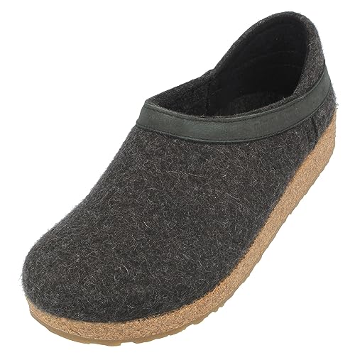 HAFLINGER Grizzly Buffalo Leder Filzclog Hausschuh aus reinem Wollfilz Graphit, Gr. 38 HAFLINGER Grizzly Buffalo Leder Filzclog Hausschuh aus reinem Wollfilz Graphit, Gr. 38 von HAFLINGER