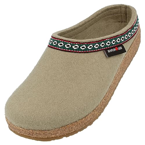 HAFLINGER Grizzly Franzl Filzpantoffel Hausschuh Filzclog Sahara, Gr. 37 von HAFLINGER