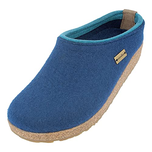 HAFLINGER Grizzly Kris Filzpantoffel Hausschuh Filzclog Kaskade, Gr. 41 von HAFLINGER