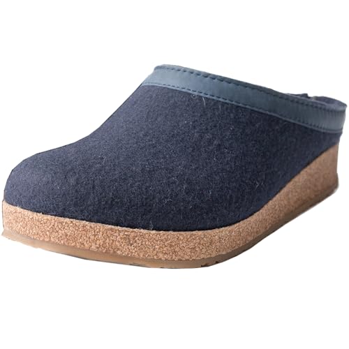 HAFLINGER Grizzly Torben 713001 Schuhe Damen Herren Hausschuhe Pantoffeln Wolle, Größe:39 EU, Farbe:Blau HAFLINGER Grizzly Torben 713001 Schuhe Damen Herren Hausschuhe Pantoffeln Wolle, Größe:39 EU, Farbe:Blau von HAFLINGER